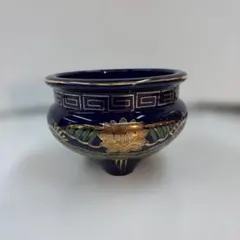 京都 松栄堂 香炉 シルクロード 麗 うらら 陶器 簡易香立付き箱付き