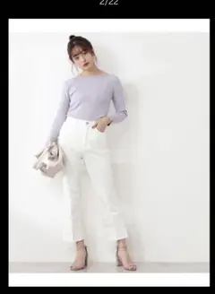 プロポーションボディドレッシング パンツ ホワイトのサムネイル