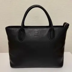 PREBLIC レザー トートバッグ ブラック PREBLIC レザー トートバッグ ブラック - メルカリ