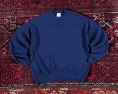 JERZEES 90's アメリカ製 プレーン スウェット ネイビー XL