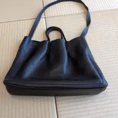 Dove&Olive evam eva ネイビー 紺 レザーショルダーバッグ - メルカリ