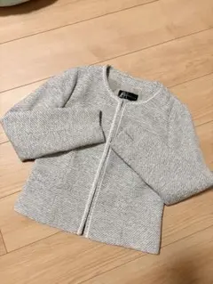 美品★卒園入学★ノーカラージャケット★11AR