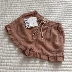 【ZARA】フリル付きショートパンツ 2-3歳用