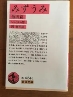 みずうみ 岩波文庫 シュトルム
