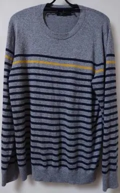 BANANA REPUBLIC ボーダーニット クルーネック L