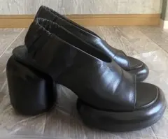 JILL SANDER ジルサンダー サンダル ブロックヒール 36 23cmのサムネイル