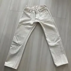 2026年最新】EVISU デニムカラー：ホワイト メンズ ストレートデニムの 