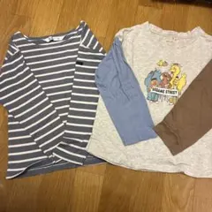 セサミストリート 長袖カットソー 2点セット