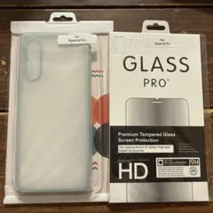 Xperia10v ガラスフィルム＋ケースセット