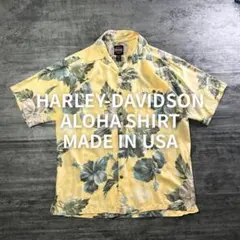 ハーレーダビッドソン × TORI RICHARD アロハ USA製 L相当のサムネイル