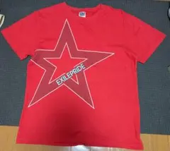 Grf, スタープリント Vネック Tシャツ レッド Lサイズ - メルカリ