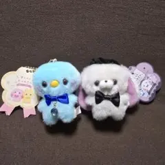 新品　タグ付き　すくっとたっちさん　マスコット　ぬいぐるみ　たれうさぎ　ひよこ