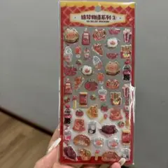 3Dリリーフステッカー 食べ物モチーフ　ボンボンドロップシール