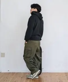 kaoyorinakami カーゴパンツ オリーブ 4ポケット