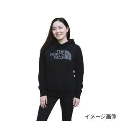 ザノースフェイスパーカースウェット　ブラック　ビッグロゴ　レディースS古着