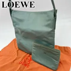 LOEWE ワンショルダーバッグ 肩掛け アナグラム ロゴ型押し ポーチ付きのサムネイル