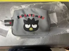 バッドバツ丸　小型ポーチ グレー　サンリオグッズ
