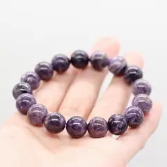 【極美品】ブラックチャロアイト 11mm ブレスレット 高品質【天然石】