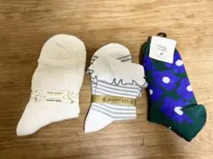 レディース　ソックス　3点セット　チュチュアンナ　など