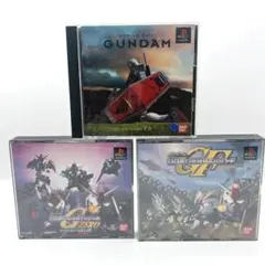 PS1 ガンダムシリーズゲーム3本セット　ジャンク品
