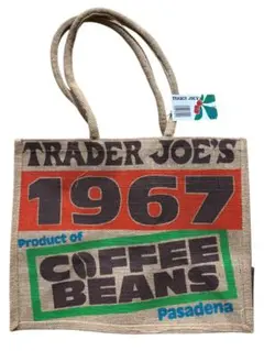 Trader Joe's トレジョ コーヒー豆 トートバッグ 麻 ジュート
