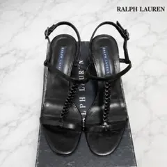 RALPH LAUREN ストラップサンダル ブラックのサムネイル