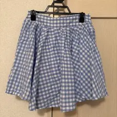 ギンガムチェックミニスカート