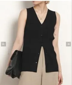 25ss ドゥーズィエムクラス shake code vネックベスト 黒 - メルカリ
