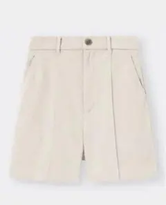 GU レディース ヘリンボーン　ショートパンツ　ベージュ Mサイズ