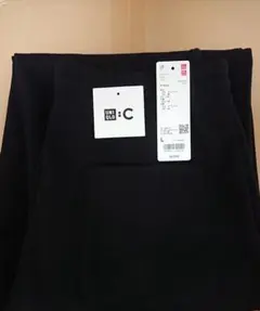 ユニクロ C スウェットワイドパンツ ブラック Lサイズ 標準丈 2本セット