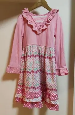 さくらんぼフリフリワンピース 130