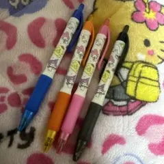 新品　サンリオ　ボールペン　4本セットシナモロールクロミマイメロポムポムプリン