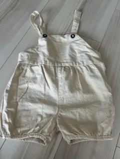 クリーム色サロペット 90cm バースデイ　コトリのサムネイル
