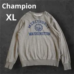 USA古着ChampionチャンピオンカレッジロゴスウェットグレーメンズXL