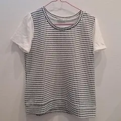 EAST BOY チェック柄 半袖Tシャツ M