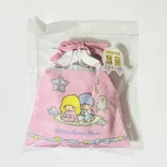 【匿名配送】新品！サンリオ キキララ リトルツインスターズ 巾着 ポーチ