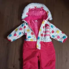 子ども用スキーウェア 100サイズ カラフルドット