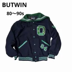 80s 90s BUTWIN USA製 スタジャン セーラーワッペン L相当