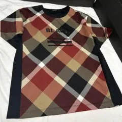 BLACK LABELバーバリーブラックレーベル半袖TシャツLチェック
