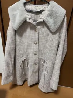 リボンワンピースコート