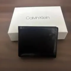 Calvin Klein 黒 二つ折り財布