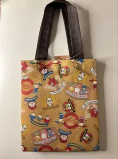 サンリオレトロキャラクター柄トートバッグ