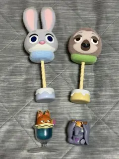 ズートピア マシュマロシリーズ フロッキーブラインドボックス フィギュア