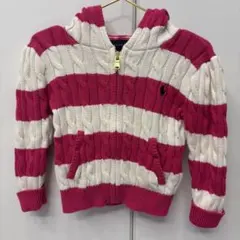 【美品】Ralph Lauren アウター パーカー ニット 24M（90）