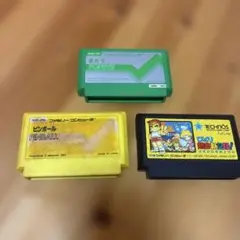 ファミコン ソフト 3本セット POPEYE PINBALL テクノス