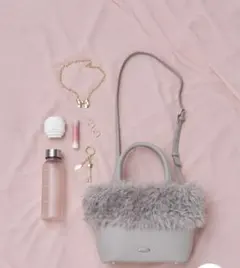ファー ショルダーバッグ