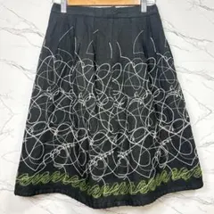 GIANNI LO GIUDICE ジャンニロジュディチェ 刺繍フレアスカート