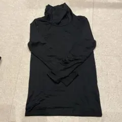 値下げ中！HEATTECH 黒 アンダーシャツ 110cm ハイネック