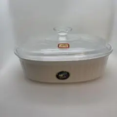 【未使用】パイロセラム　キャセロール　2L　CORNING WARE 岩城硝子のサムネイル