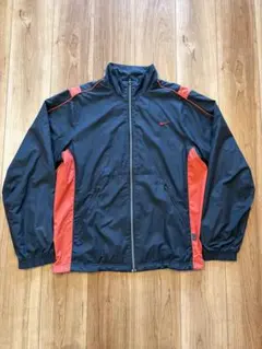 NIKE ナイキ ナイロンジャケット ネイビー レッド M 00s Y2K